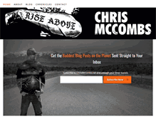 Tablet Screenshot of chrismccombs.net